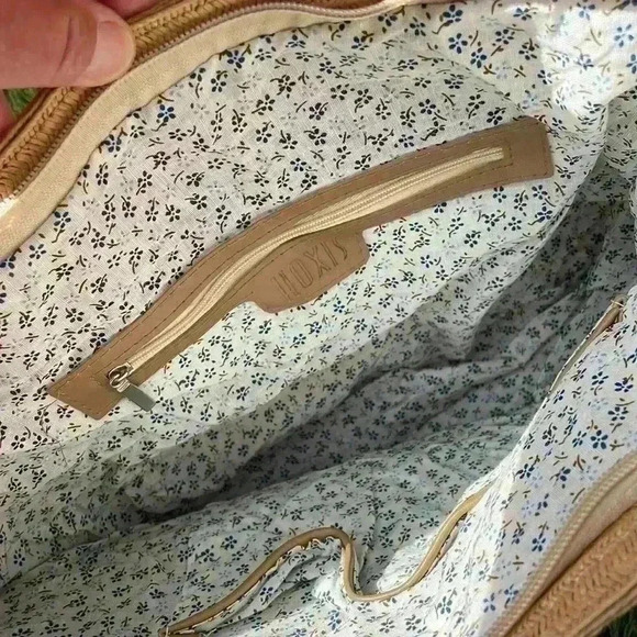 Spring Summer Woven Lined Bag NWOT - Picture 9 of 16